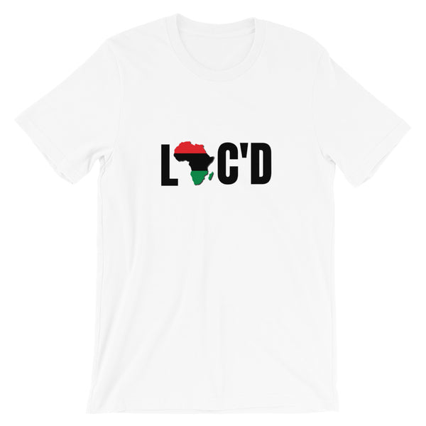 Black & Loc'd Short-Sleeve Unisex T-Shirt