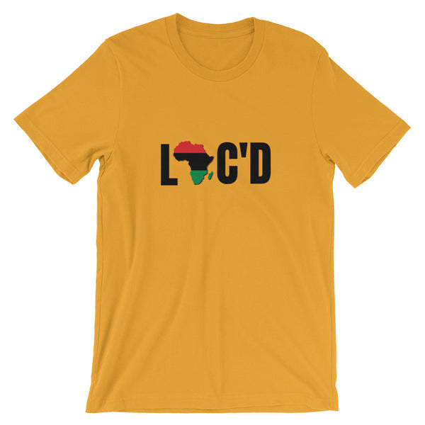 Black & Loc'd Short-Sleeve Unisex T-Shirt