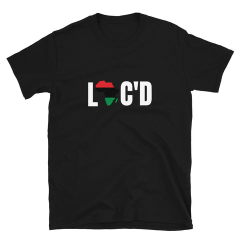 Black & 'Loc'd Short-Sleeve Unisex T-Shirt